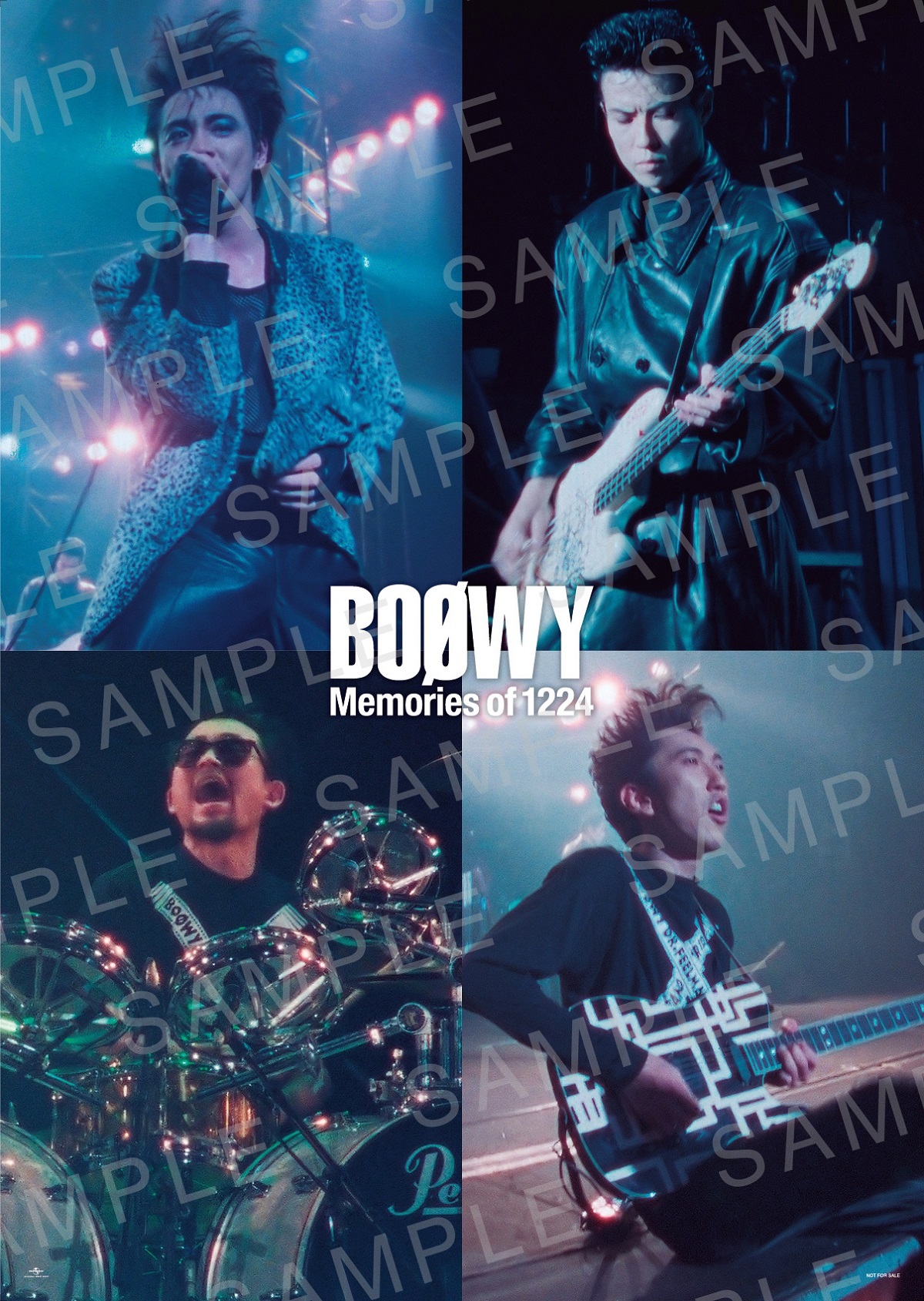 BOØWY、1987年の渋谷公会堂ライブをポスターに 『Memories of 1224 ...