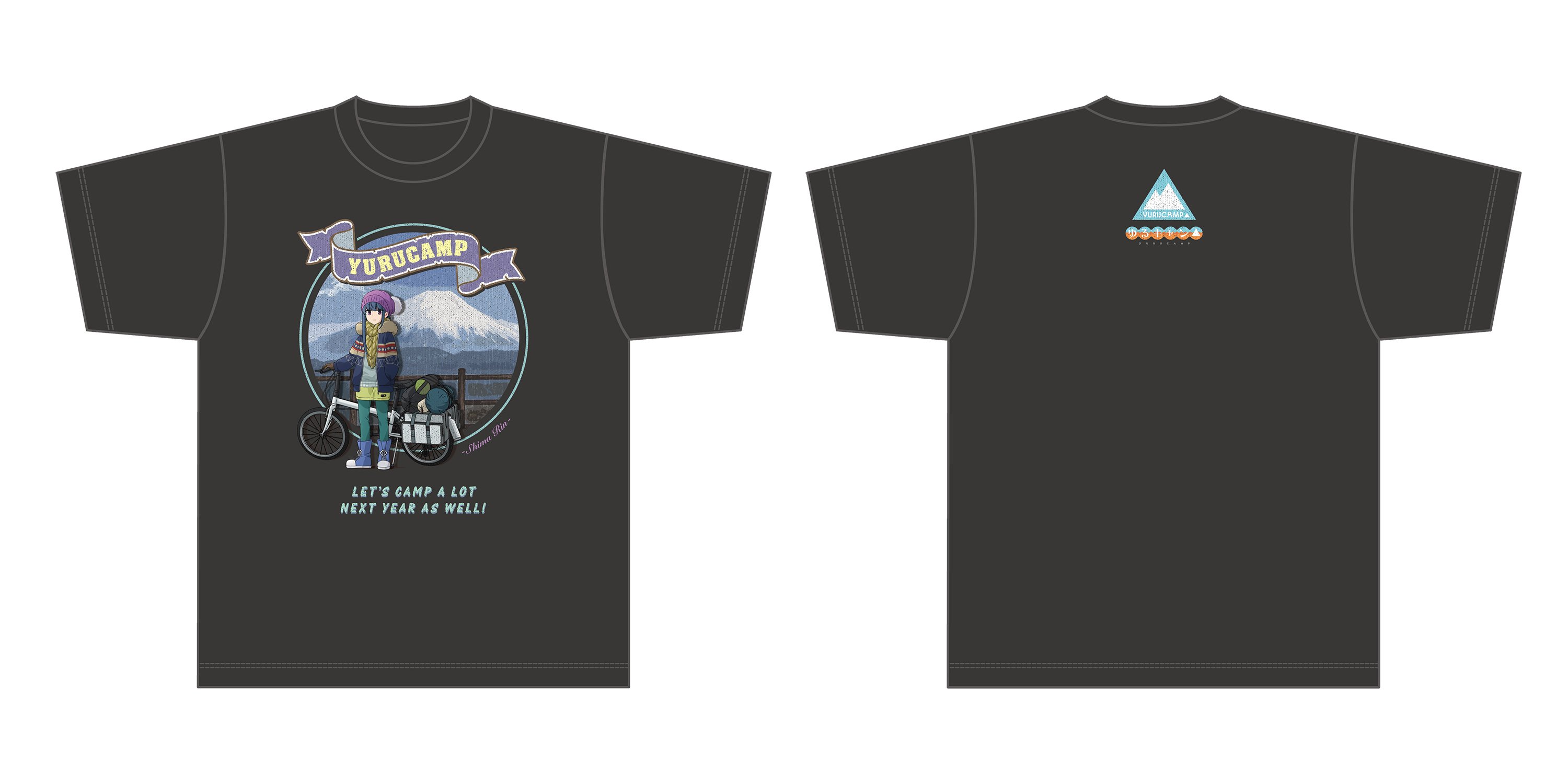 ゆるキャン△ 志摩リン Tシャツ (C)あfろ・芳文社／野外活動サークル