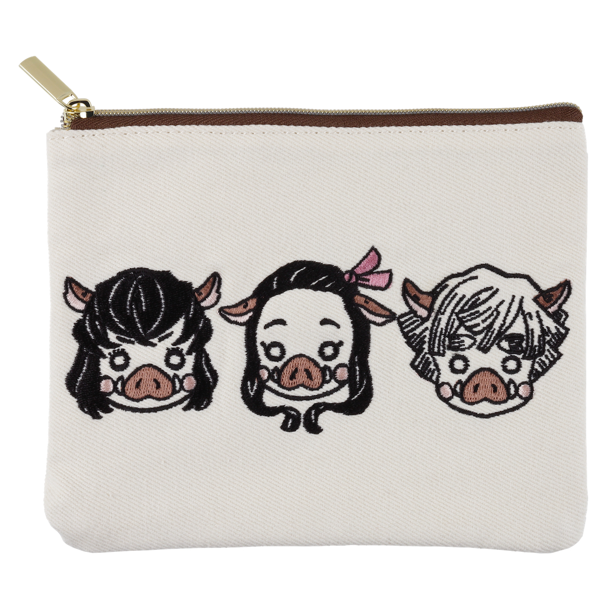 刺繍ポーチ　うりこ＆うりいつ＆うりのすけ ©吾峠呼世晴／集英社
