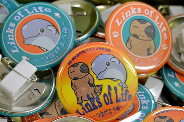 スタンプを集めてもらえるオリジナル缶バッジ