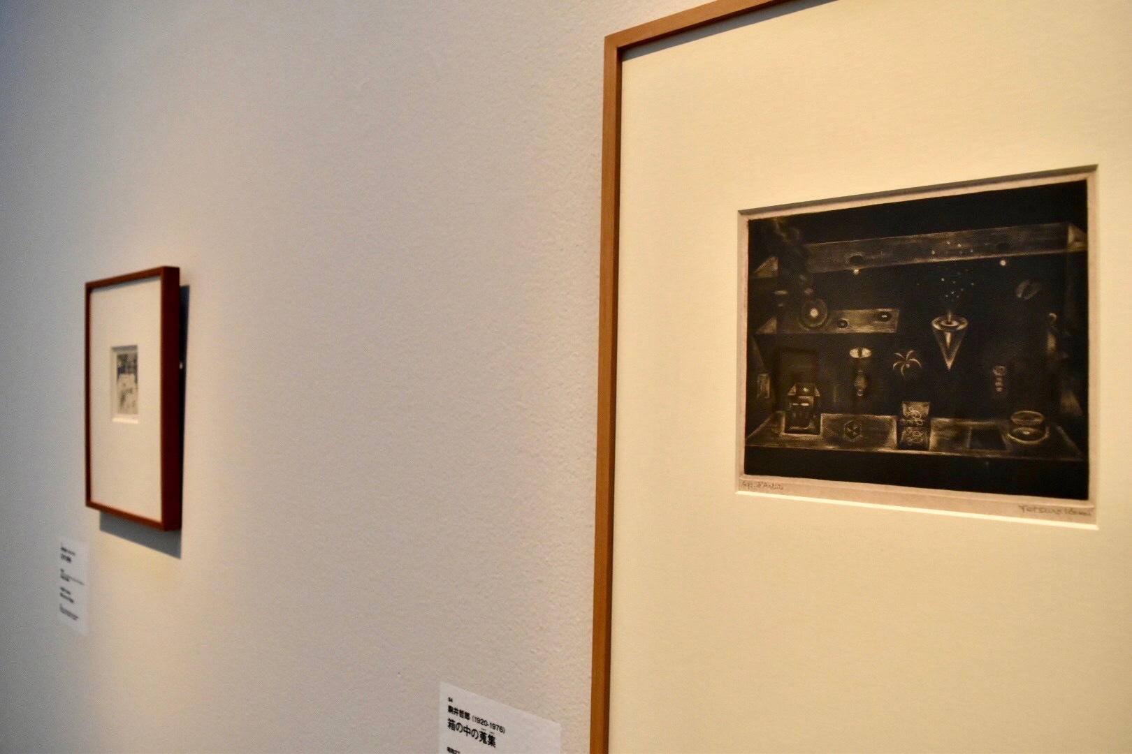 《箱の中の蒐集》 駒井哲郎 昭和27年 町田市立国際版画美術館
