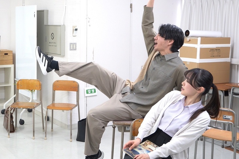 （左から）矢崎広、黒川桃花