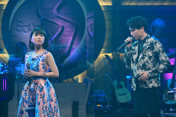 BS-TBS「Sound Inn &ldquo;S&rdquo;」 7 新妻聖子（左）と山崎育三郎