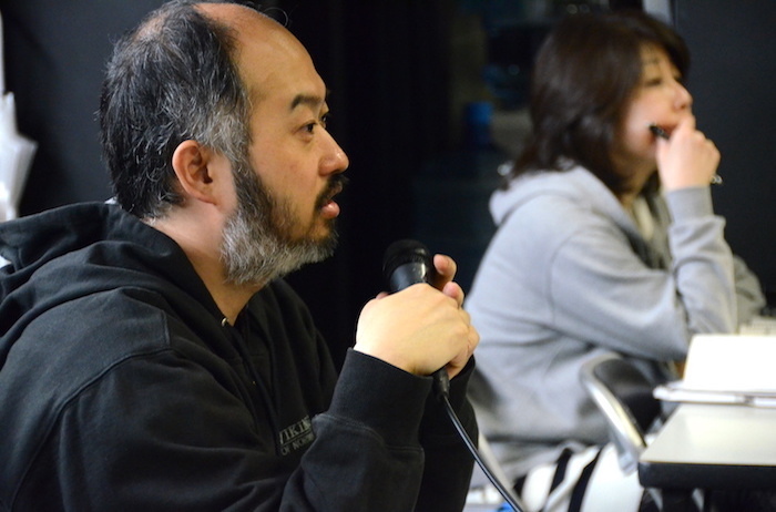 『パレード』の稽古の様子～手前が演出の森新太郎