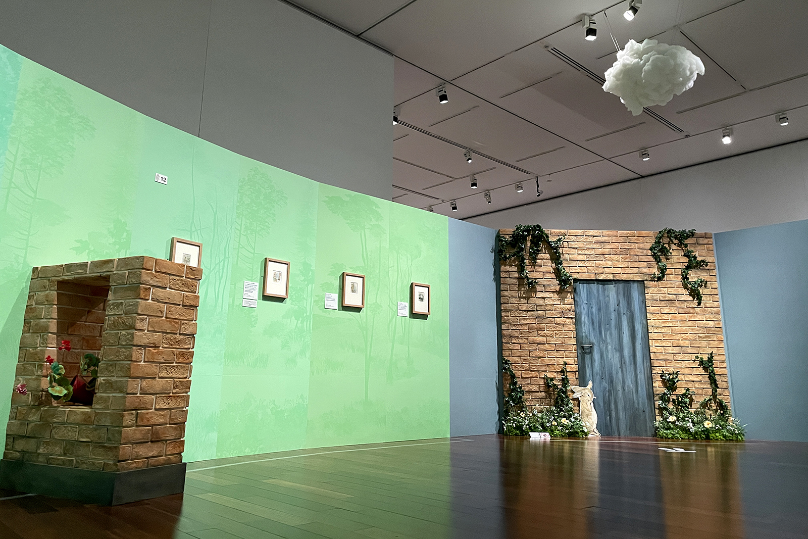 第2章展示風景　絵本の中に入ったような空間が広がる