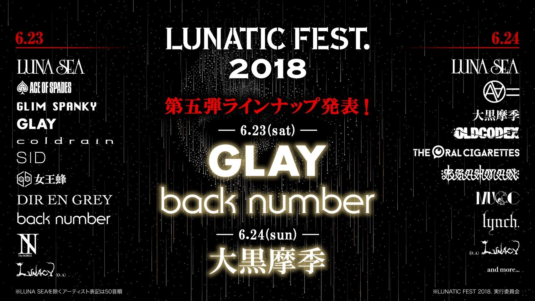 LUNATIC FEST. 2018