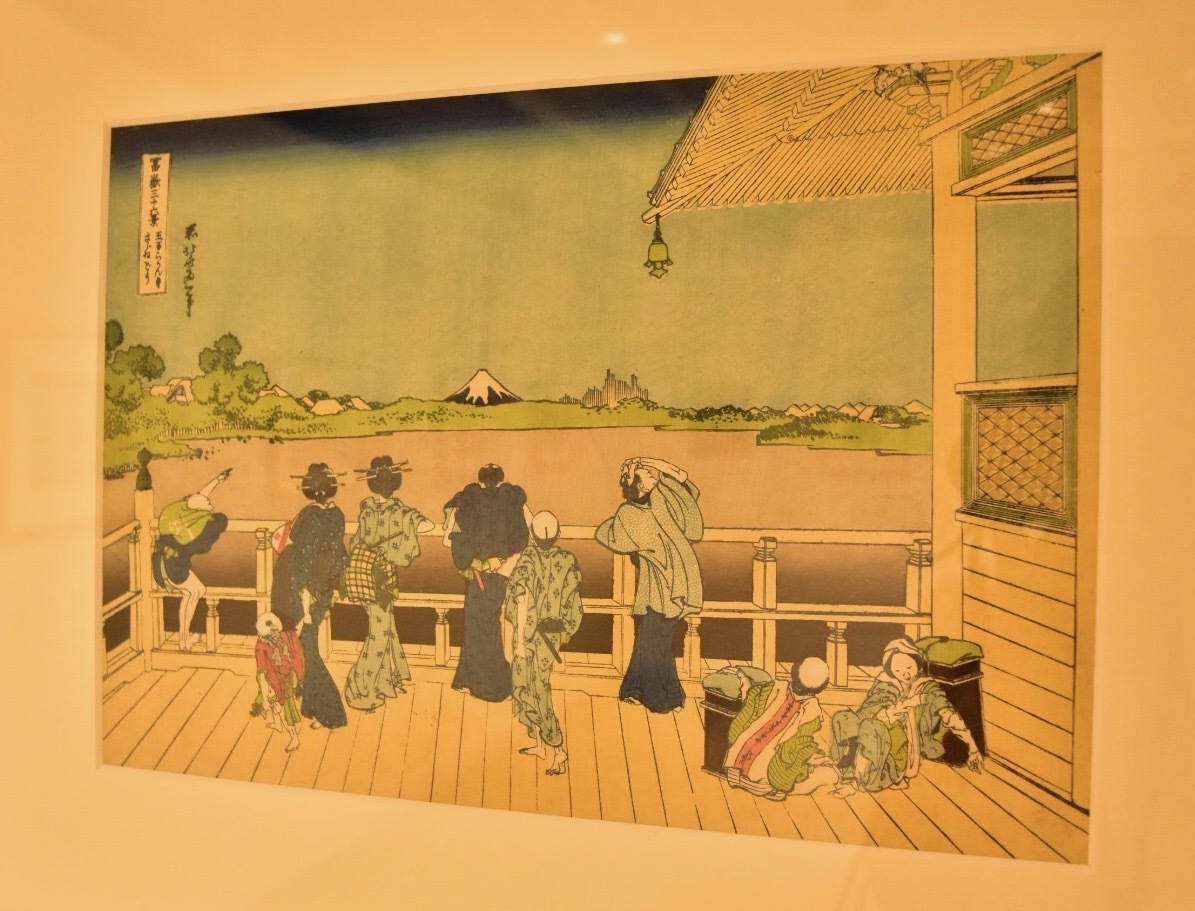《冨嶽三十六景》 五百らかん寺さざゐどう