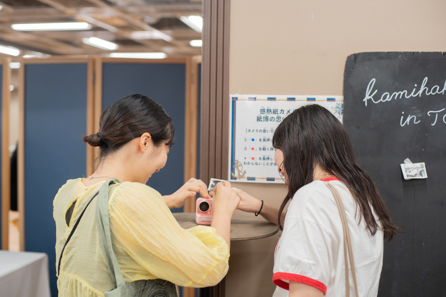 記念写真をその場でプリント！　イメージ