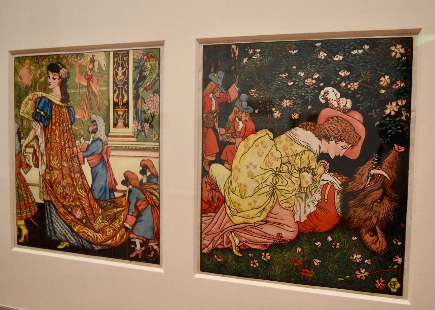 ウォルター・クレイン 《美女と野獣》1874年 個人蔵