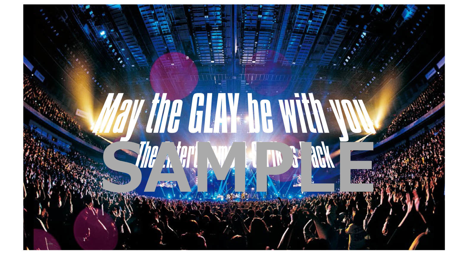 タワーレコード・TSUTAYA他全国CDショップ特典：「May the GLAY be with you」ステッカー