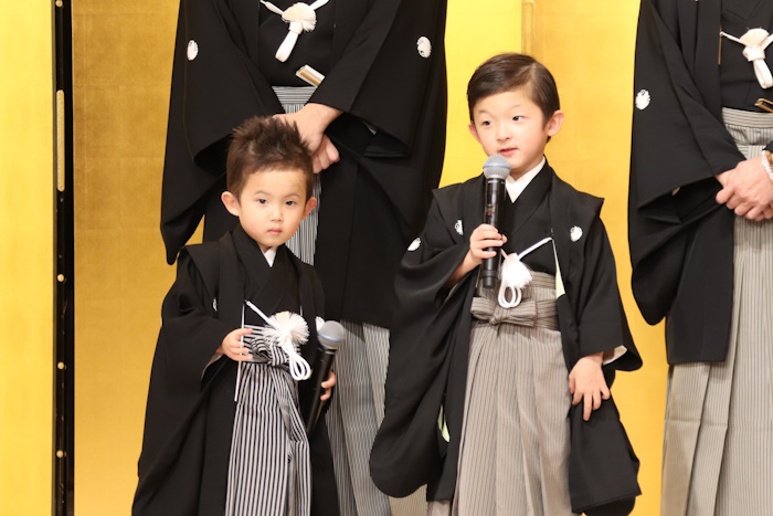 （右から）小川陽喜、小川夏幹