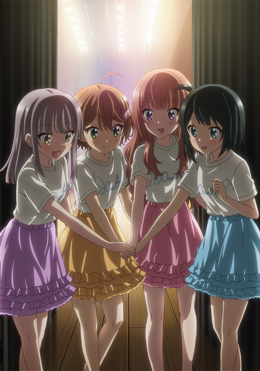 1月アニメ『CUE!』新キービジュアル「Flower」「Bird」2つのVer