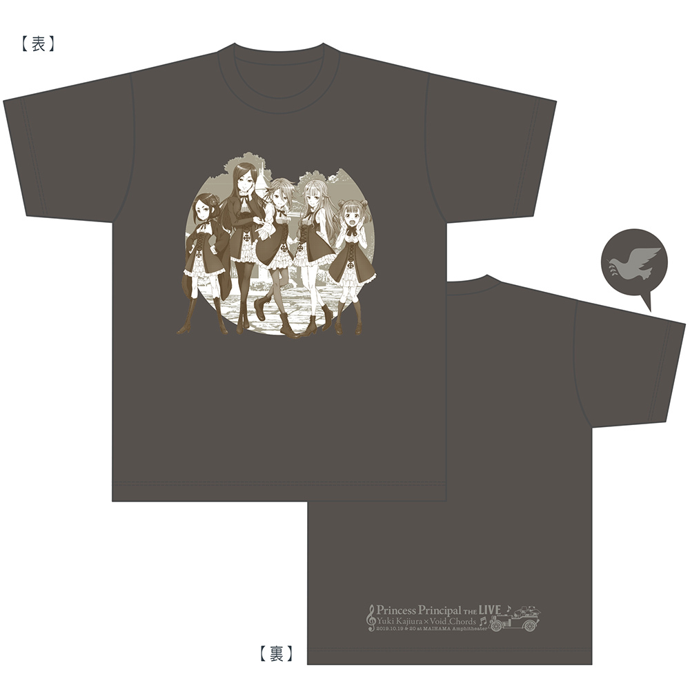 Tシャツ【クイーンズ・メイフェア校制服 ver.】 (c) Princess Principal Project