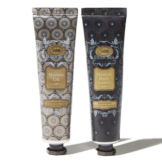 escher×イスラエル発祥ブランドSABON ボディソープ&ローション(各30ml) 1,800 円(税込)