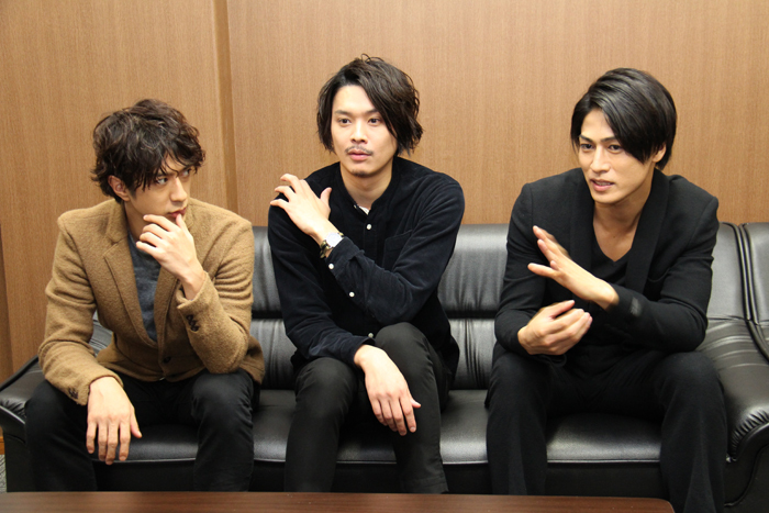 松本寛也、相馬圭祐、丸山敦史