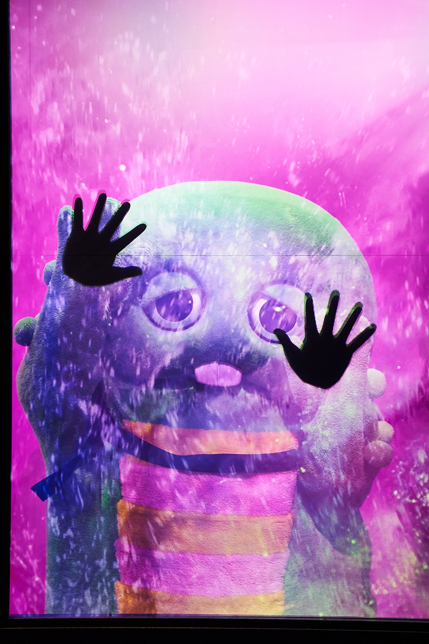 ガチャピンのチャレンジは続く Photo by Keiko Tanabe