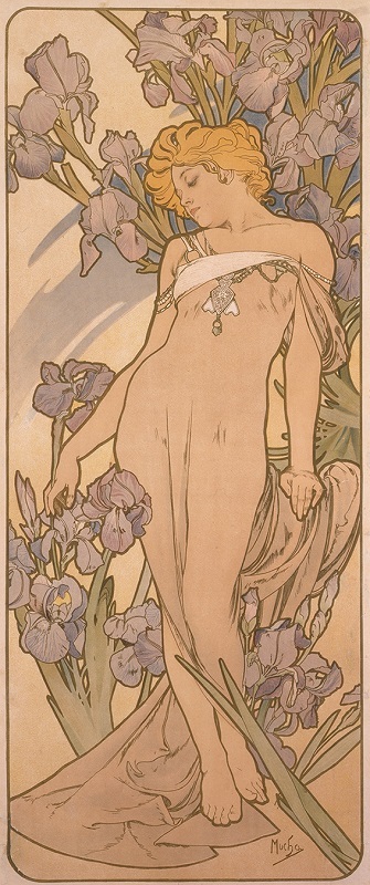 《四つの花「アイリス」》 1897年 堺市