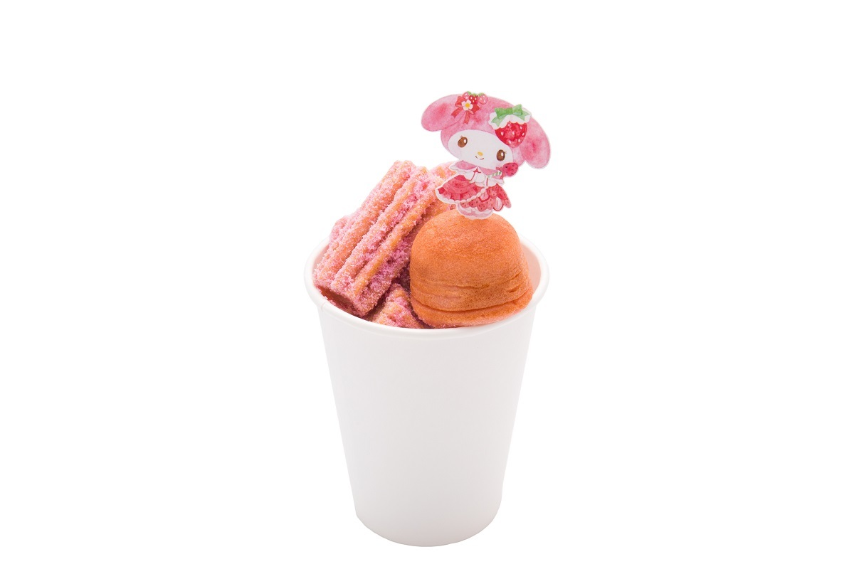 マイメロディのストロベリーピンクチュロス （C)2019 SANRIO CO., LTD.