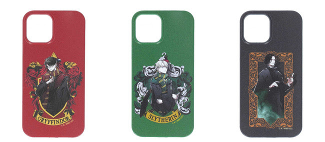 HP Gryffindor/Slytherinシリーズ iPhone12/12Proケース ハリー・ポッター/ドラコ・マルフォイ/セブルス・スネイプ