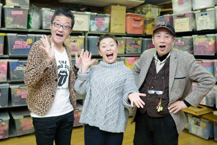 （左から）大久保ノブオ、柴田理恵、喰始