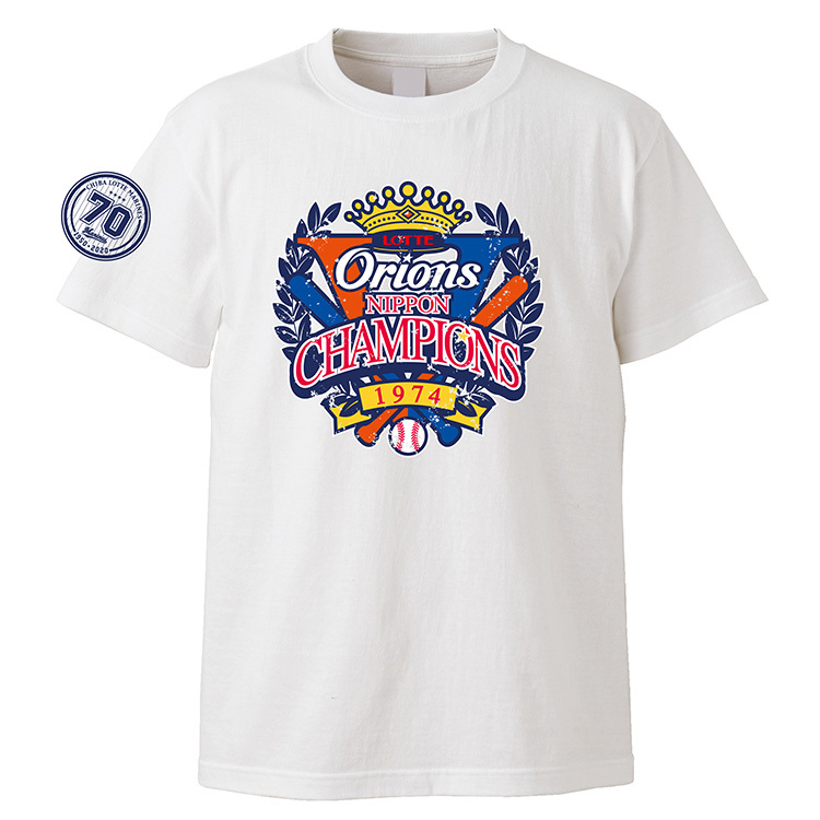 1974CHAMPIONグッズのTシャツ