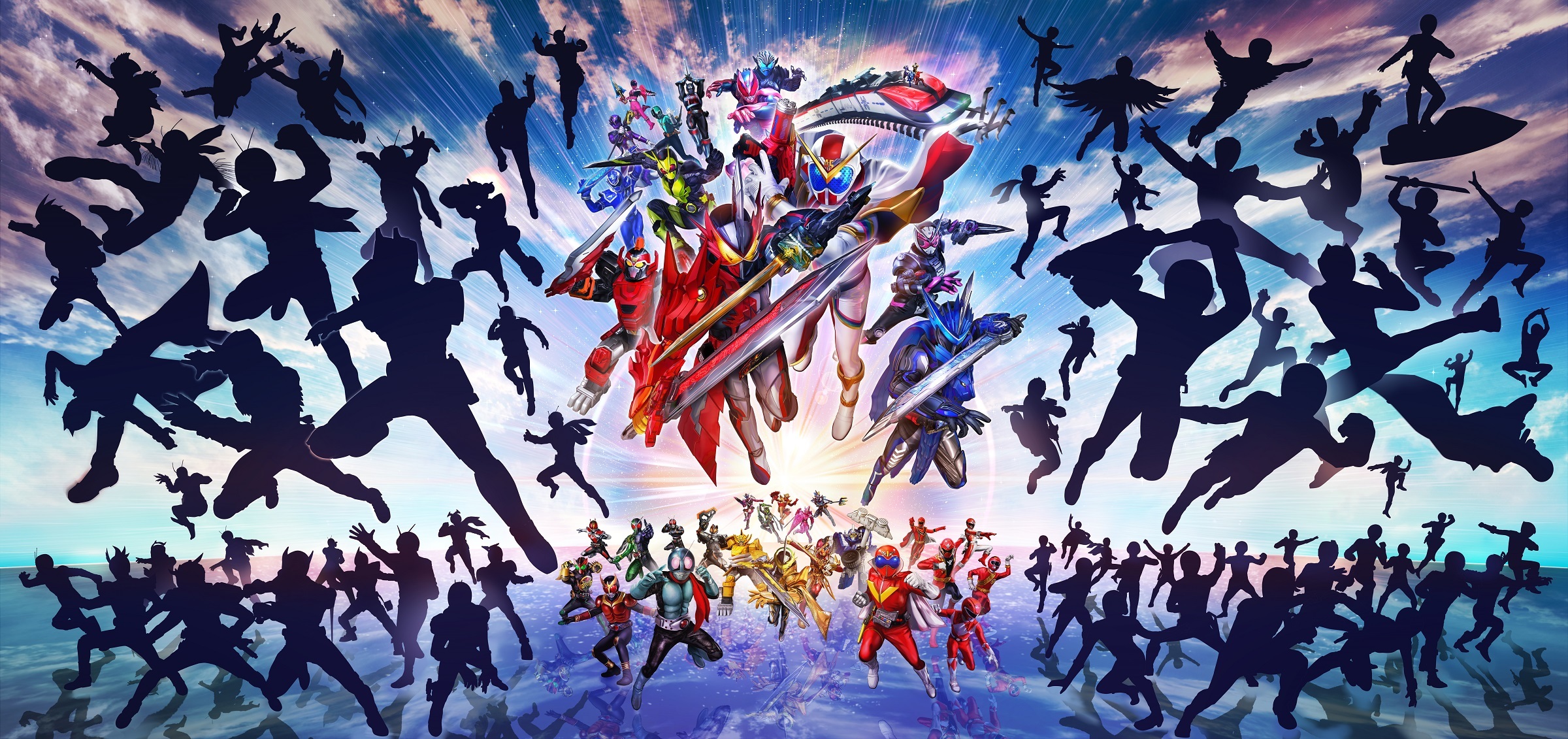 Wアニバーサリーアート（シルエットVer.） 「スーパーヒーロー戦記」製作委員会（C）石森プロ・テレビ朝日・ADK EM・東映（C）2021 テレビ朝日・東映AG・東映