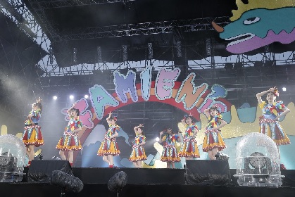 私立恵比寿中学、雨の中『ファミえん』で2時間45分の熱演