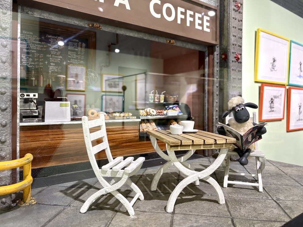 『ひつじのショーン展 with ウォレスとグルミット』より「ガルパ・コーヒー」