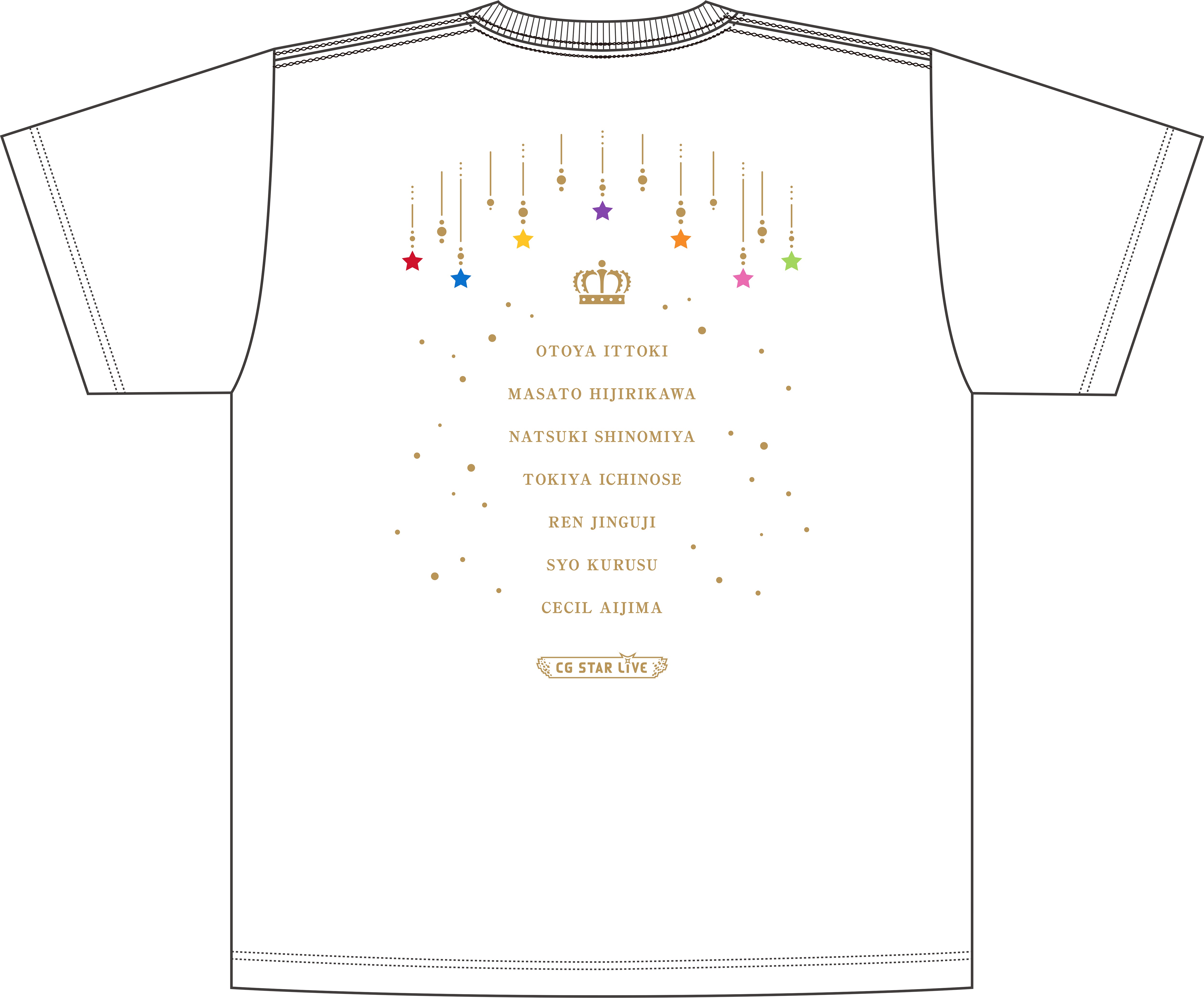 うたの☆プリンスさまっ♪ ST☆RISH SECRET PARTY！ Tシャツ サイズS・M・L