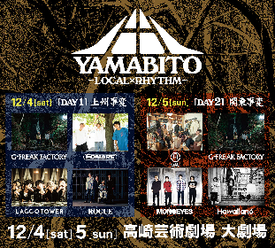 『山人音楽祭2021〜LOCAL×RHYTHM〜』の 『上州事変』にROGUEの出演が決定