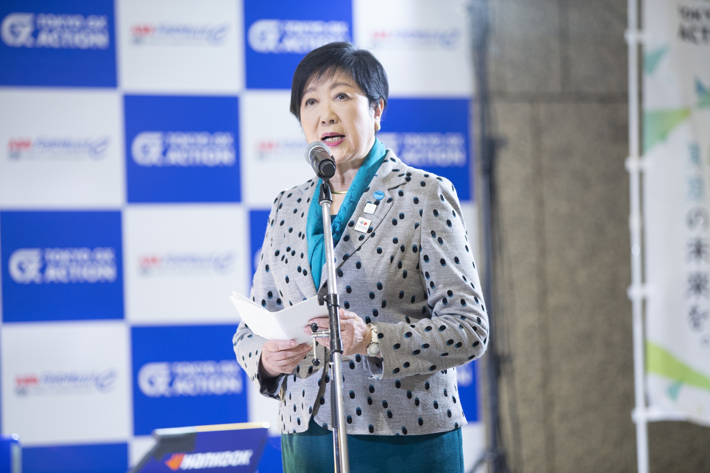 小池百合子東京都知事 (C)さいとうりょうこ