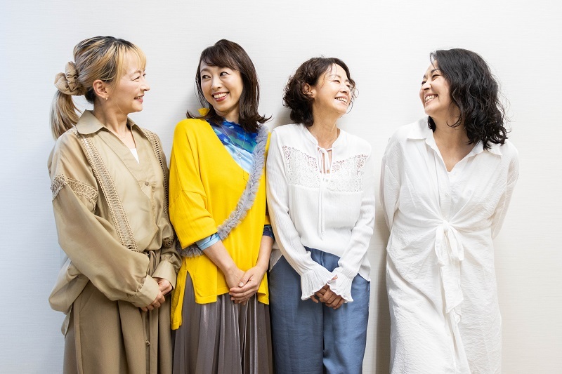 （左から）吉沢梨絵、樋口麻美、土居裕子、飯野めぐみ