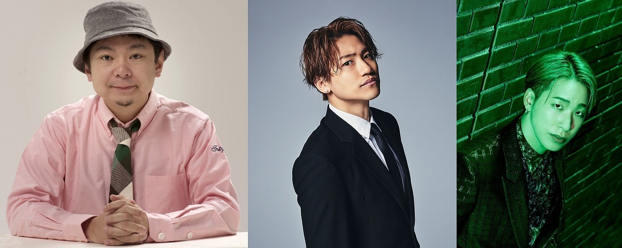 （左から）鈴木おさむ、小森隼（GENERATIONS）、陣（THE RAMPAGE）