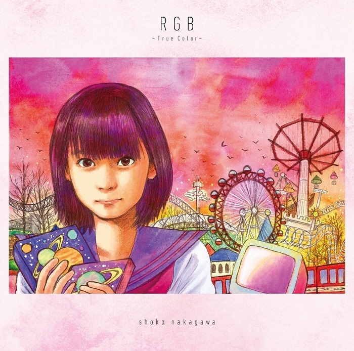 中川翔子、アルバムタイトル“RGB”になぞらえた自身作イラスト