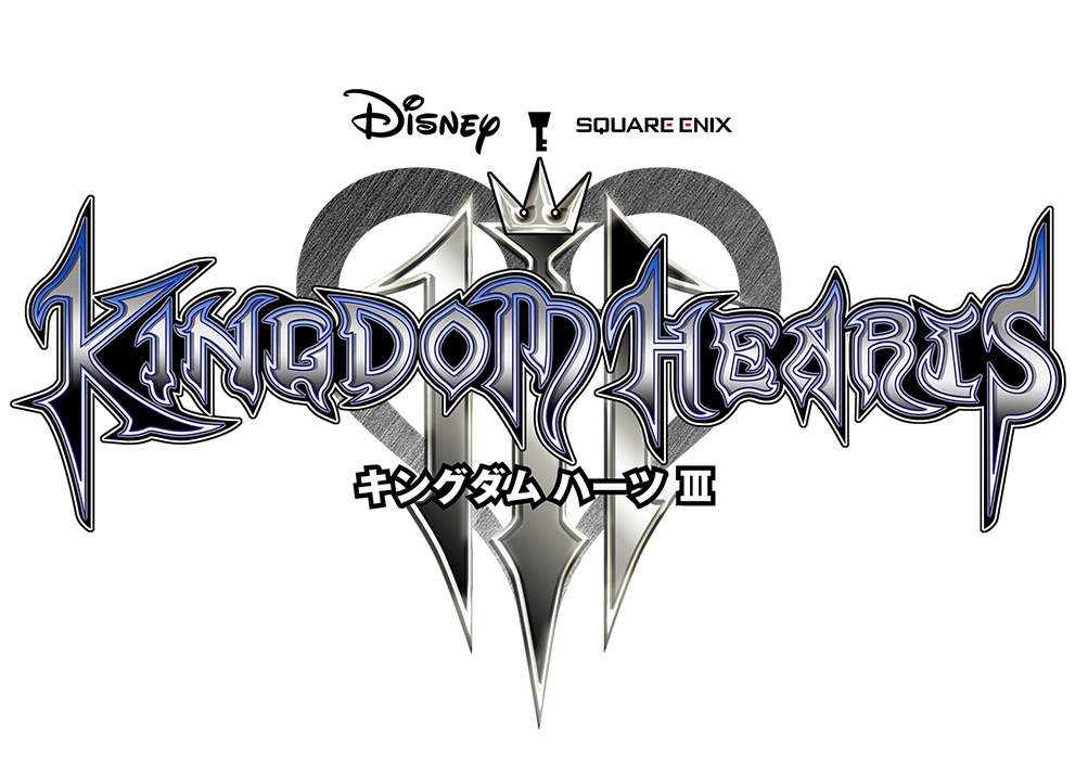 『KINGDOM HEARTS III』タイトルロゴ （c）Disney （c）Disney/Pixar Developed by SQUARE ENIX