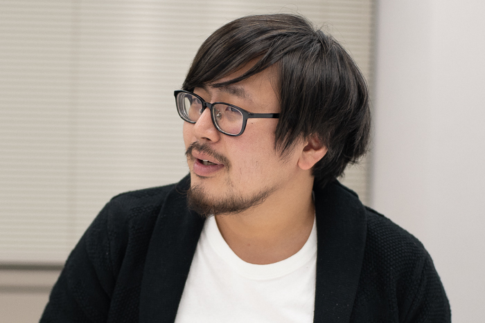 劇団「地蔵中毒」主宰・作・演出の大谷皿屋敷 （撮影：塚田史香）