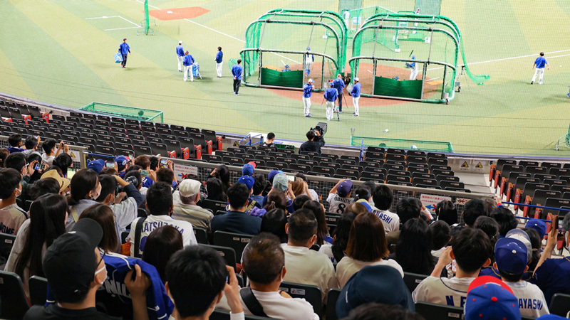 ドラゴンズ打撃練習見学会