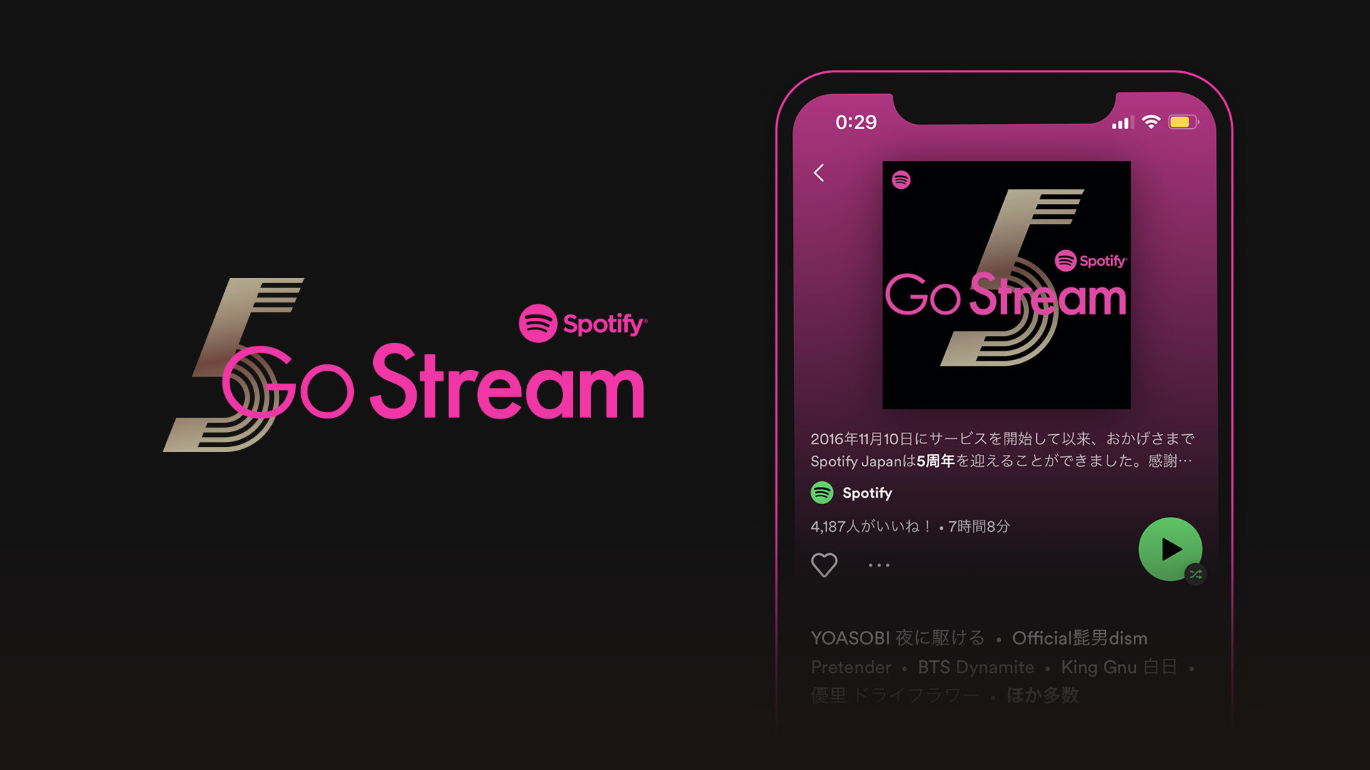 ずっと真夜中でいいのに Vaundy Spotifyの日本初ビデオシングル Go Stream 第1弾で登場 撮り下ろしのパフォーマンス映像を公開 Spice エンタメ特化型情報メディア スパイス