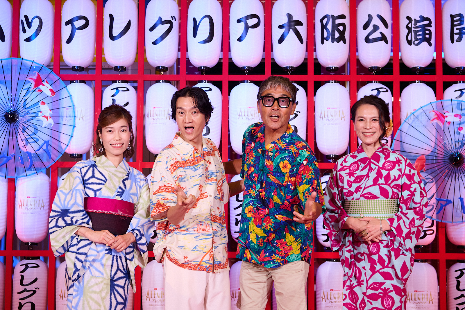 左から内田絢子、落合健太郎（FM802）、マーキー、meme（FM COCOLO）