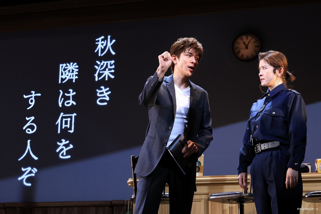 （左から）柿澤勇人、宮澤エマ 　　　　撮影：宮川舞子