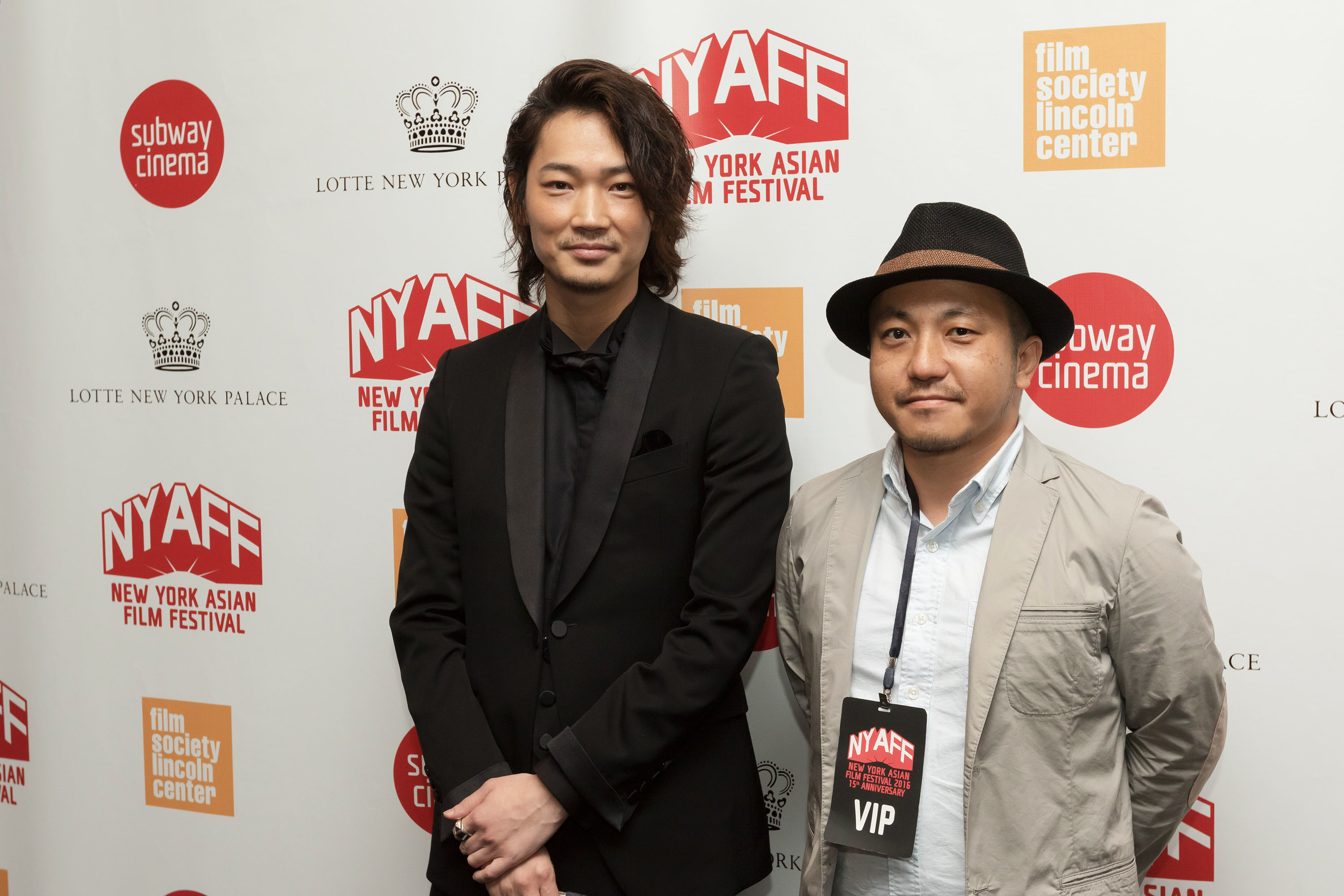 第20回ニューヨーク・アジア映画祭に出席した綾野剛（左）と白石和彌監督（右）