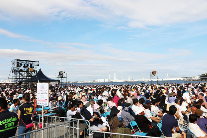 HARBOR STAGEのオーディエンスたち [撮影:林信行]