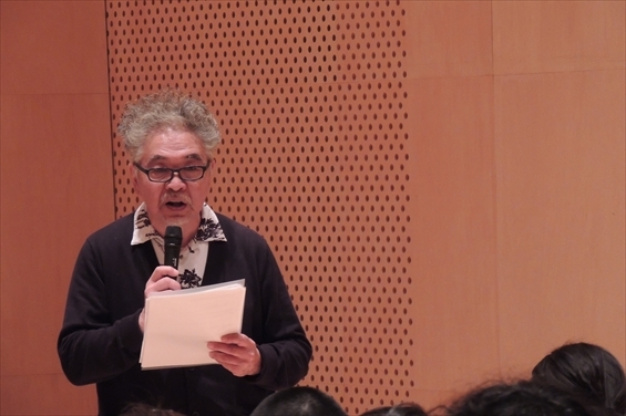 カリキュラム・ディレクター 生田萬氏 （写真提供：座・高円寺）