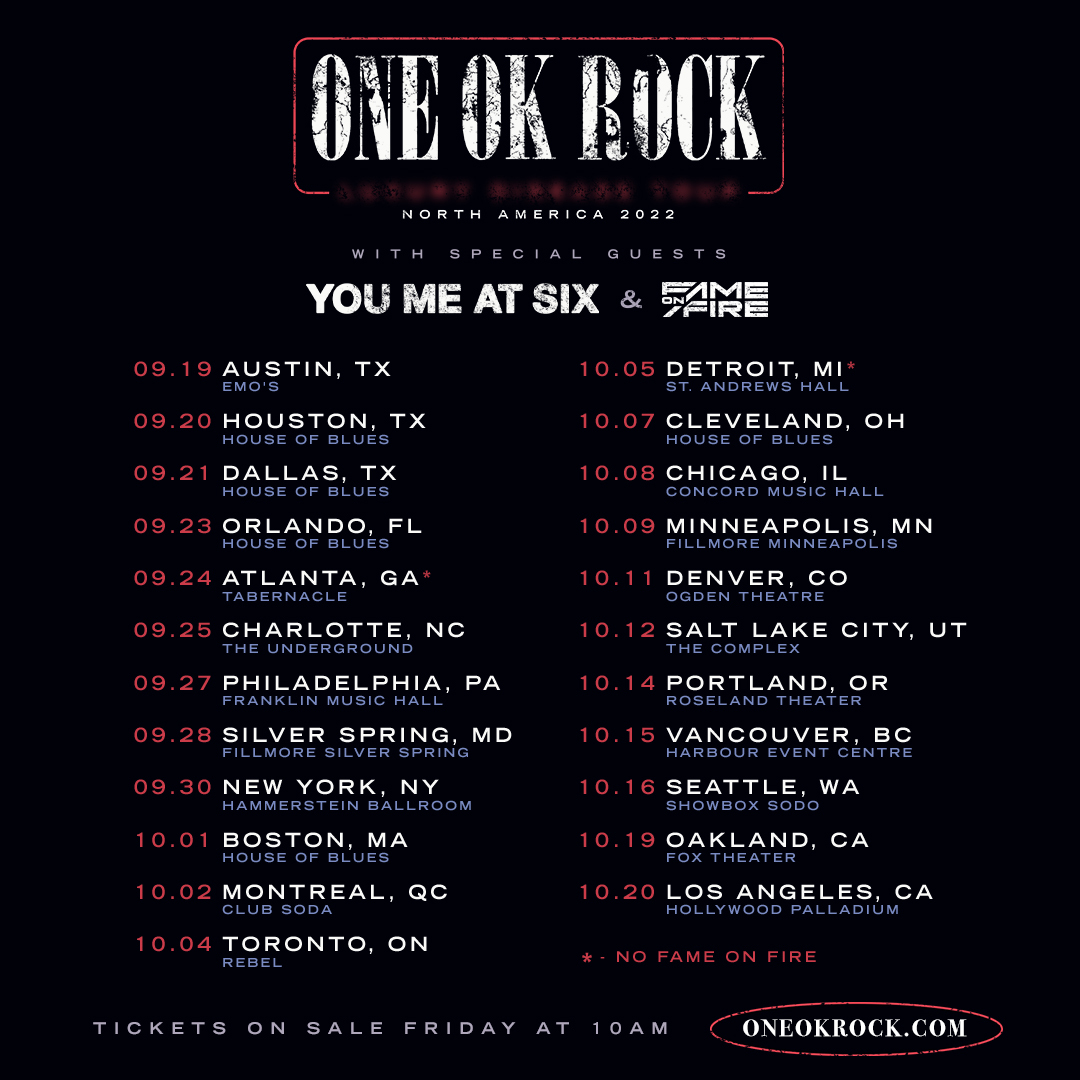 ONE OK ROCK