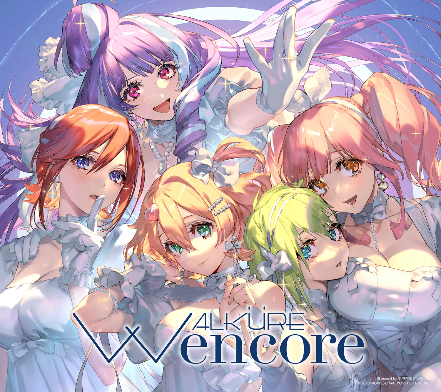 『マクロスΔ』ライブアルバム『W encore』初回限定盤 （C）2023 BIGWEST/MACROSS DELTA PROJECT