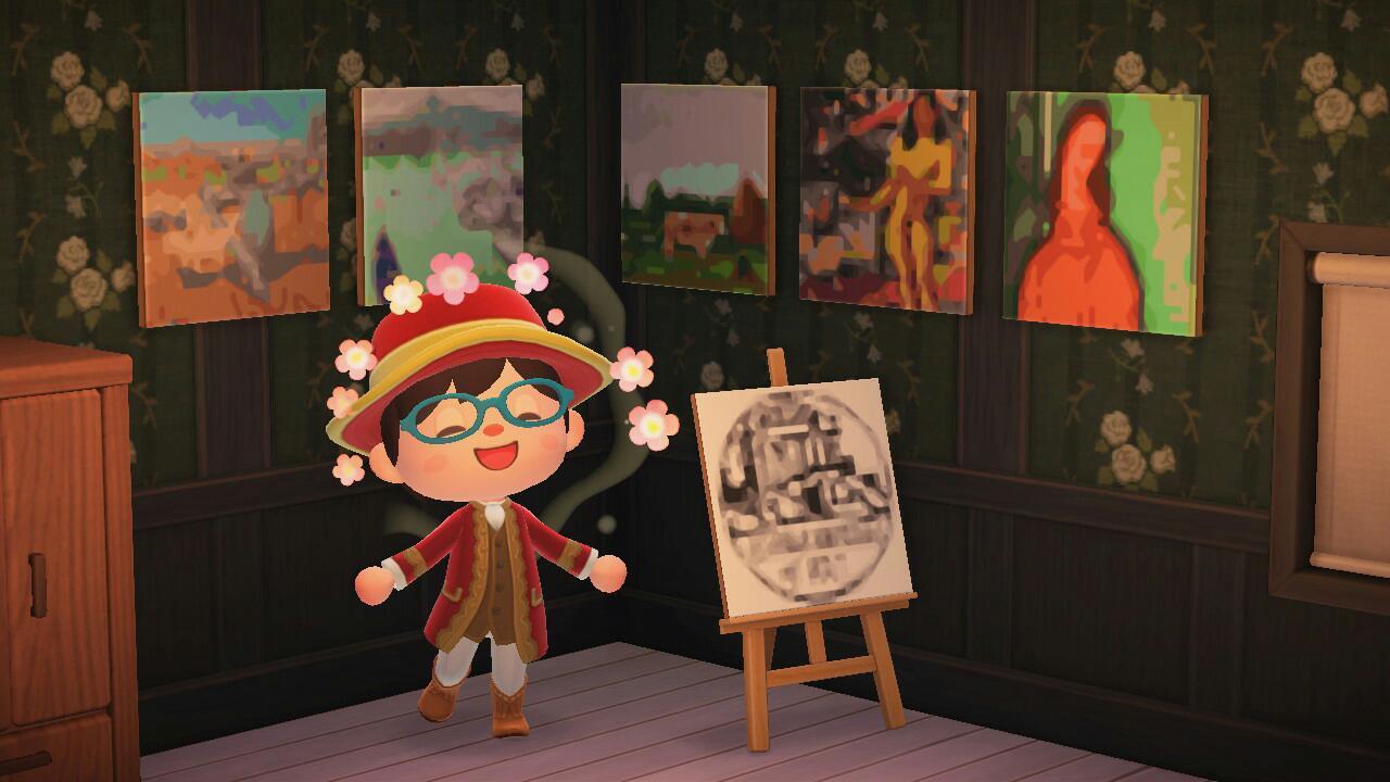 『あつまれ どうぶつの森』で大原美術館の作品を楽しむことができる （ホームページより）