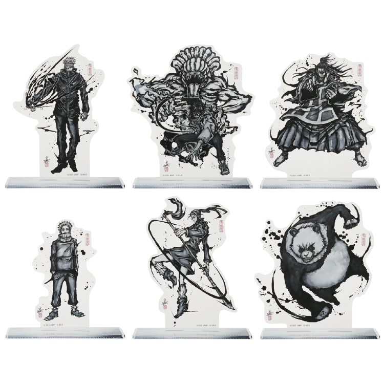 ​劇場版 呪術廻戦 0　アクリルスタンド（全6種）　各税込1,870円 （C）芥見下々/集英社・呪術廻戦製作委員会 （C）2021 「劇場版 呪術廻戦 0」製作委員会（C）芥見下々/集英社