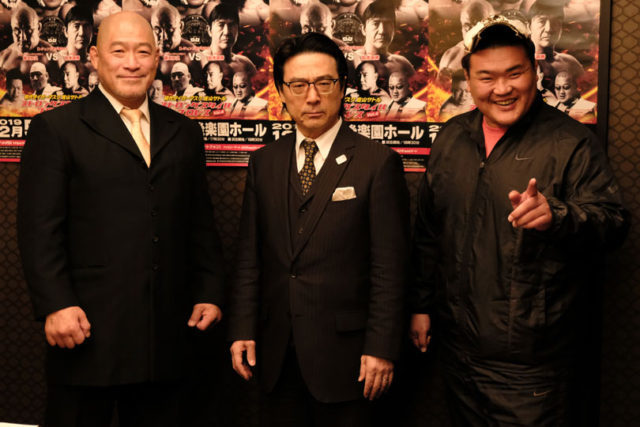 タカ・クノウ、澤田敦士、平井丈雅リアルジャパンプロレス代表