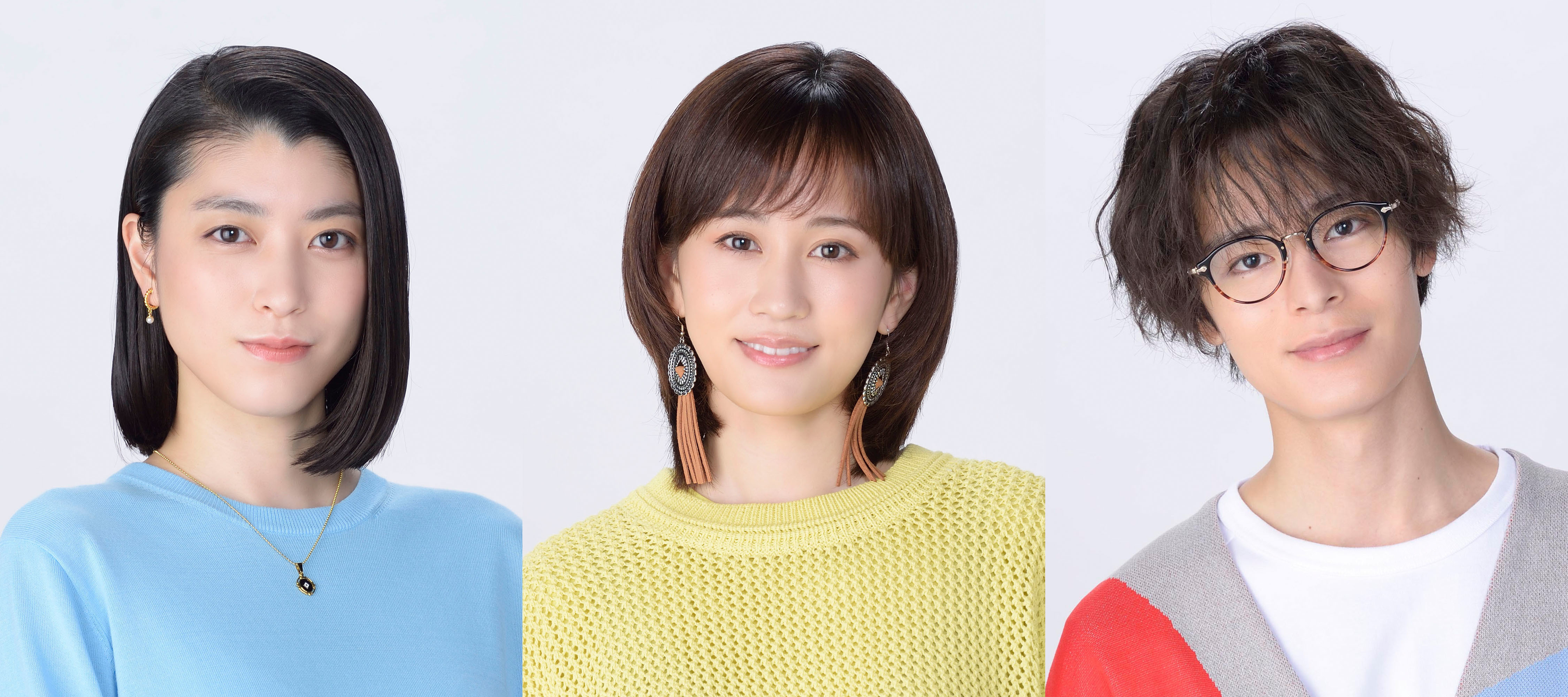 左から、成海璃子、前田敦子、塩野瑛久 （C）「かしましめし」製作委員会