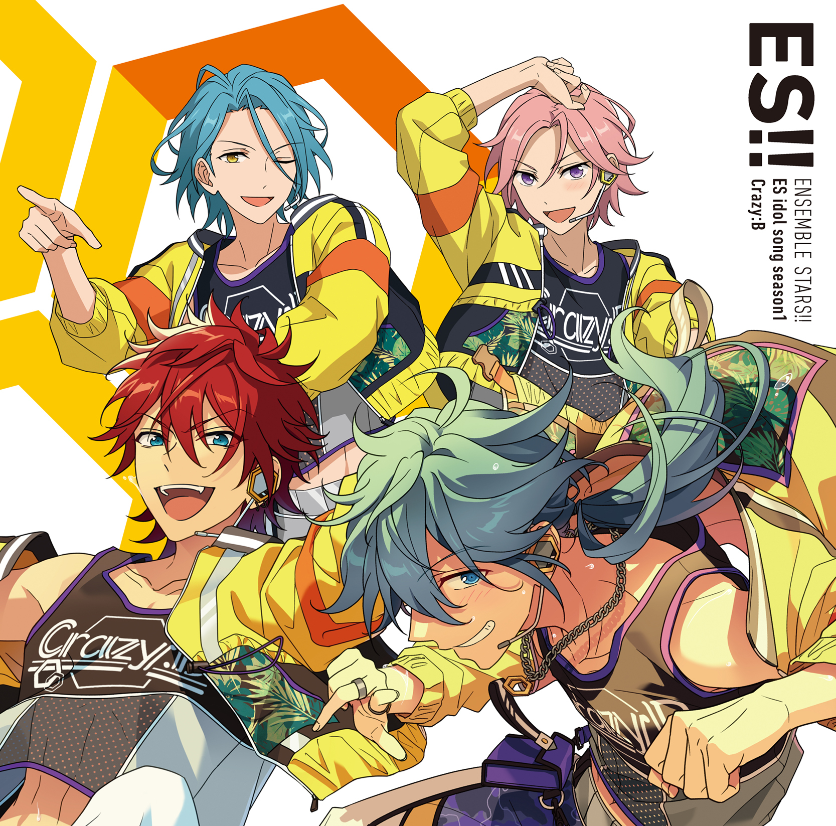 『あんさんぶるスターズ！！ ESアイドルソング season1 Crazy:B』ジャケット (C) 2014-2019 Happy Elements K.K